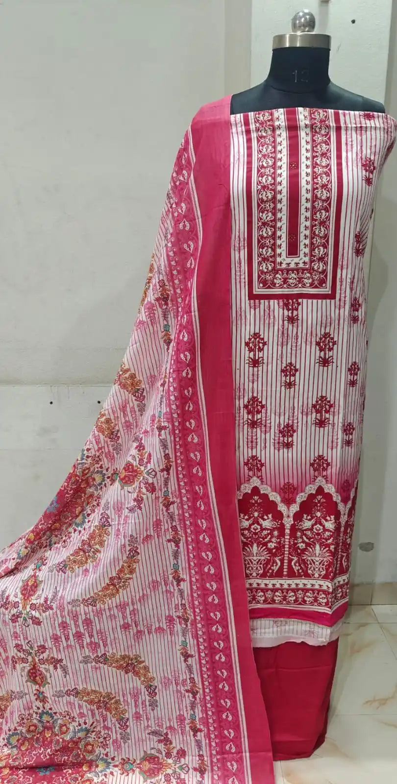 LAWN SOFT COTTON KARACHI PRINTS UNSTITCHED SUIT