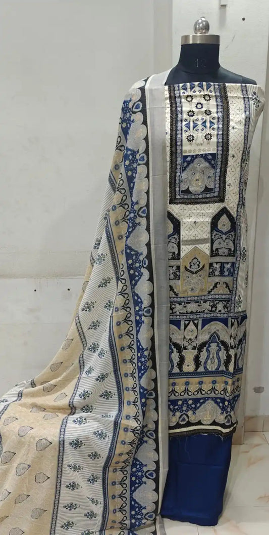 LAWN SOFT COTTON KARACHI PRINTS UNSTITCHED SUIT