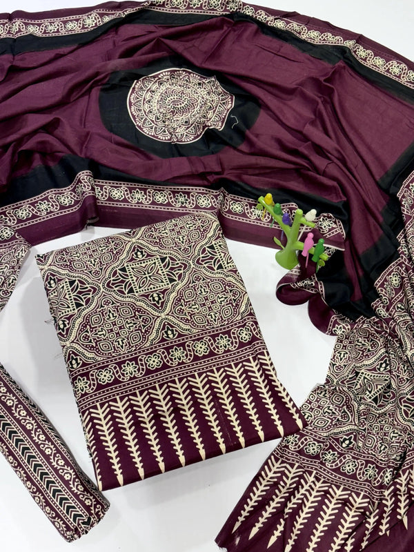 ORIGINAL KUTCHI HAND BLOCK PRINT SUIT