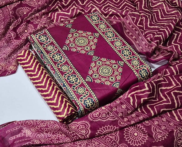 ORIGINAL KUTCHI HAND BLOCK PRINT SUIT