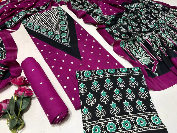 ORIGINAL KUTCHI HAND BLOCK PRINT SUIT