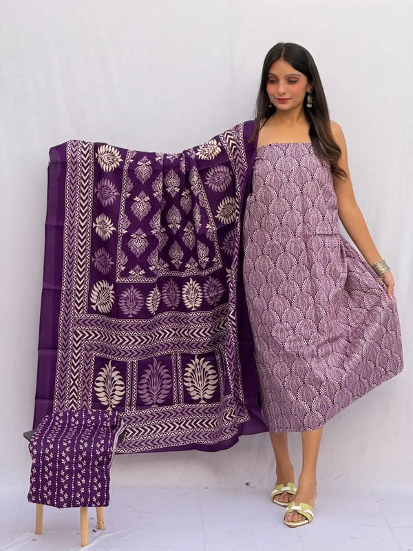 ORIGINAL KUTCHI HAND BLOCK PRINT SUIT