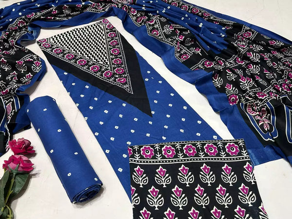 ORIGINAL KUTCHI HAND BLOCK PRINT SUIT
