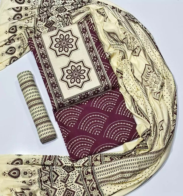 ORIGINAL KUTCHI HAND BLOCK PRINT SUIT