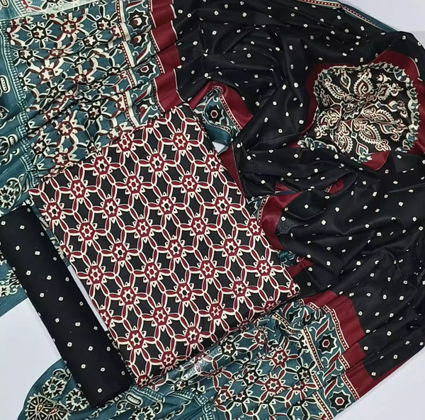 ORIGINAL KUTCHI HAND BLOCK PRINT SUIT