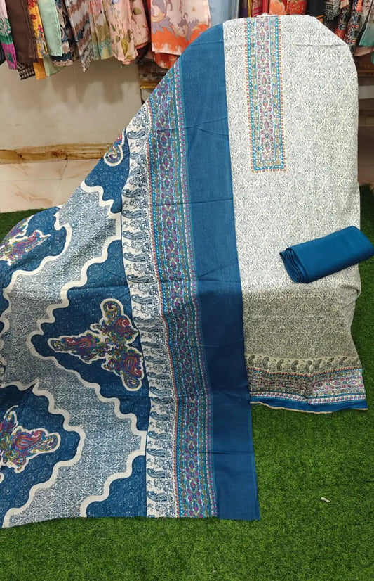 SOFT JAM COTTON KARACHI PRINTS UNSTITCHED SUIT