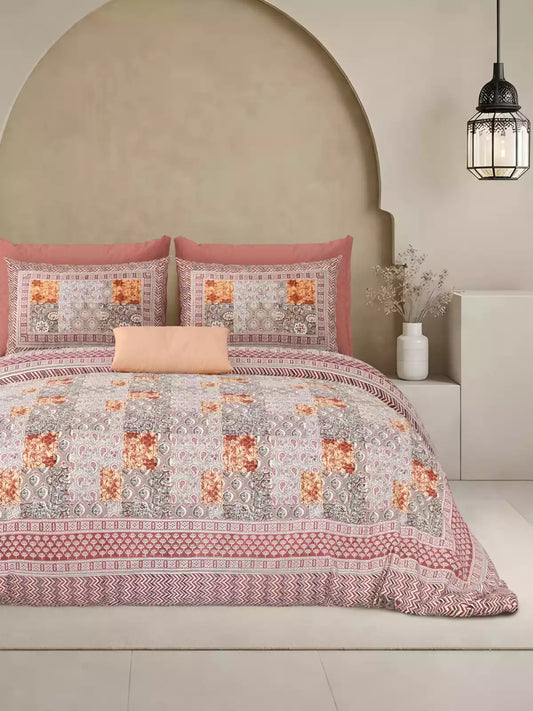 KING SIZE BEDSHEET - JAIPURI BLOCK PRINT