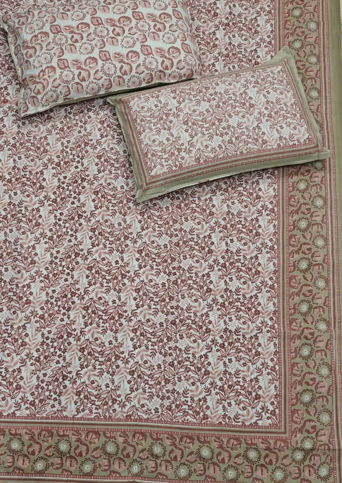 Summer Blossom 9x9ft Super King Bedsheet ASC Fashion Store