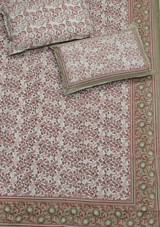 Summer Blossom 9x9ft Super King Bedsheet ASC Fashion Store