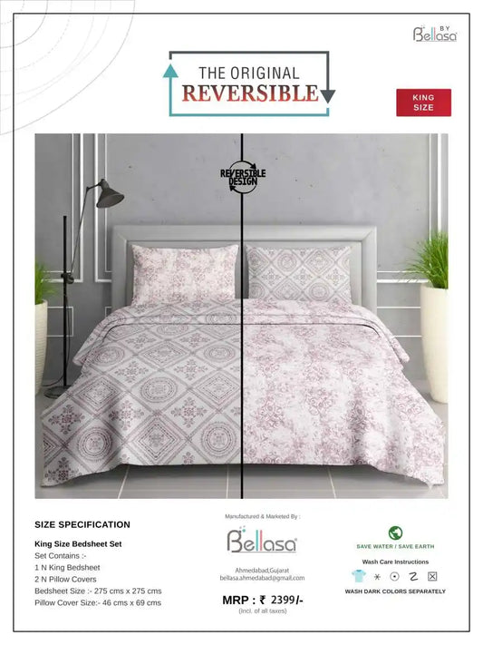 ASC Fashion Store Cotton King Bedsheet