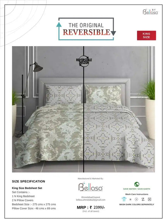 Premium Reversible Cotton Bedding Set
