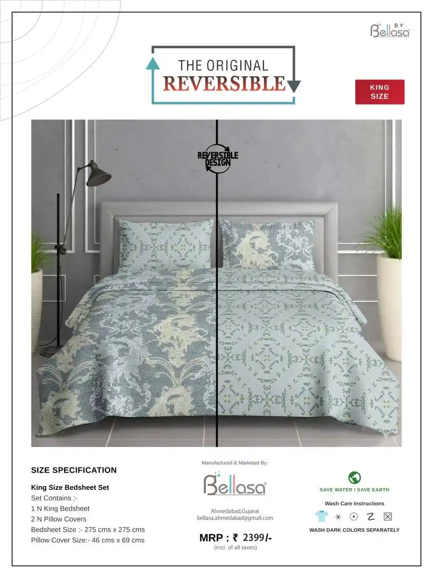 Large Size Cotton Bedsheet 9ft x 9ft