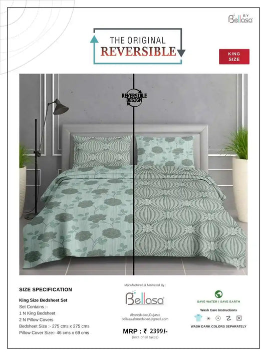 Reversible Cotton Bedsheet Product Image