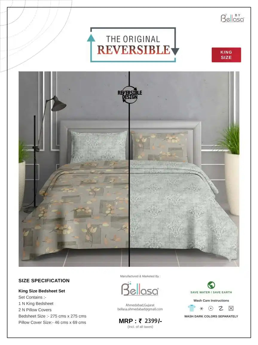 King Size Reversible Bedding Collection