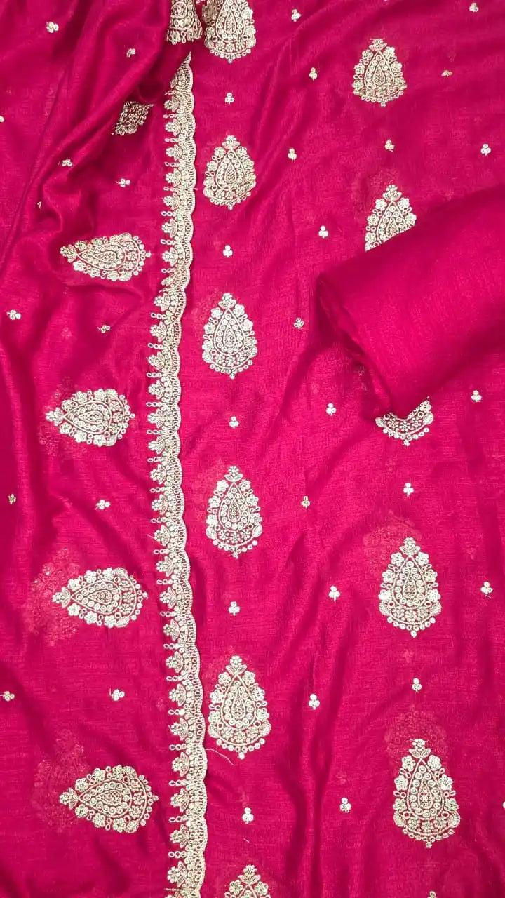 Kashmiri Silk Designer Material