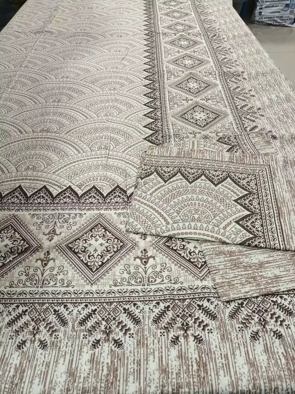 SINGLE BEDSHEETS WITH 2 PILLOW COVERS