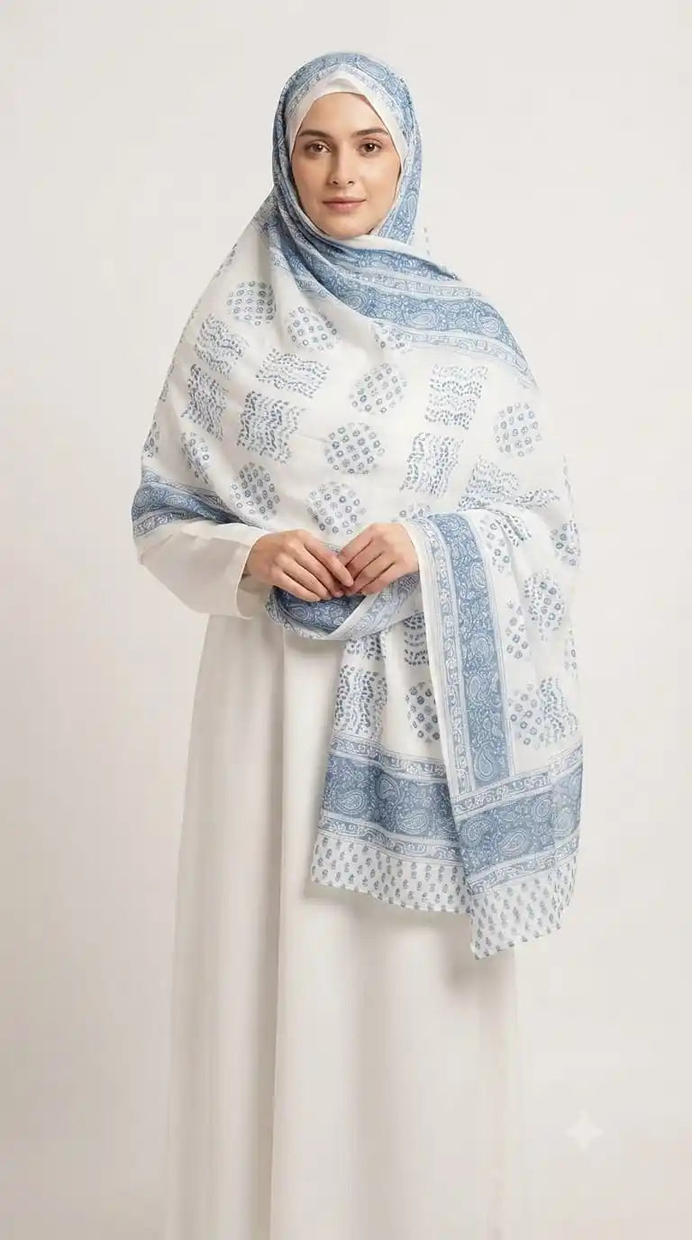 ASC Printed Mal Soft Cotton Dupatta for Women