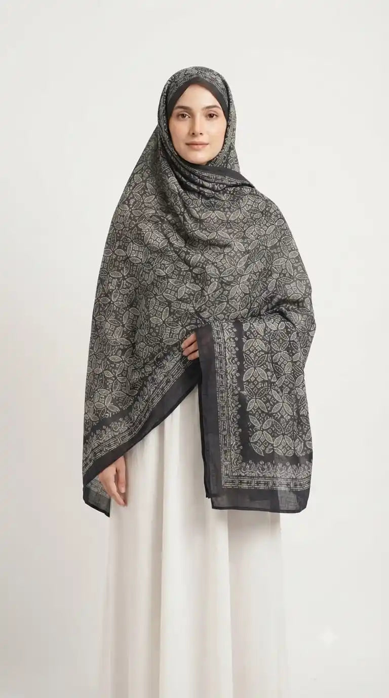 ASC Floral Printed Mal Soft Cotton Dupatta for Women