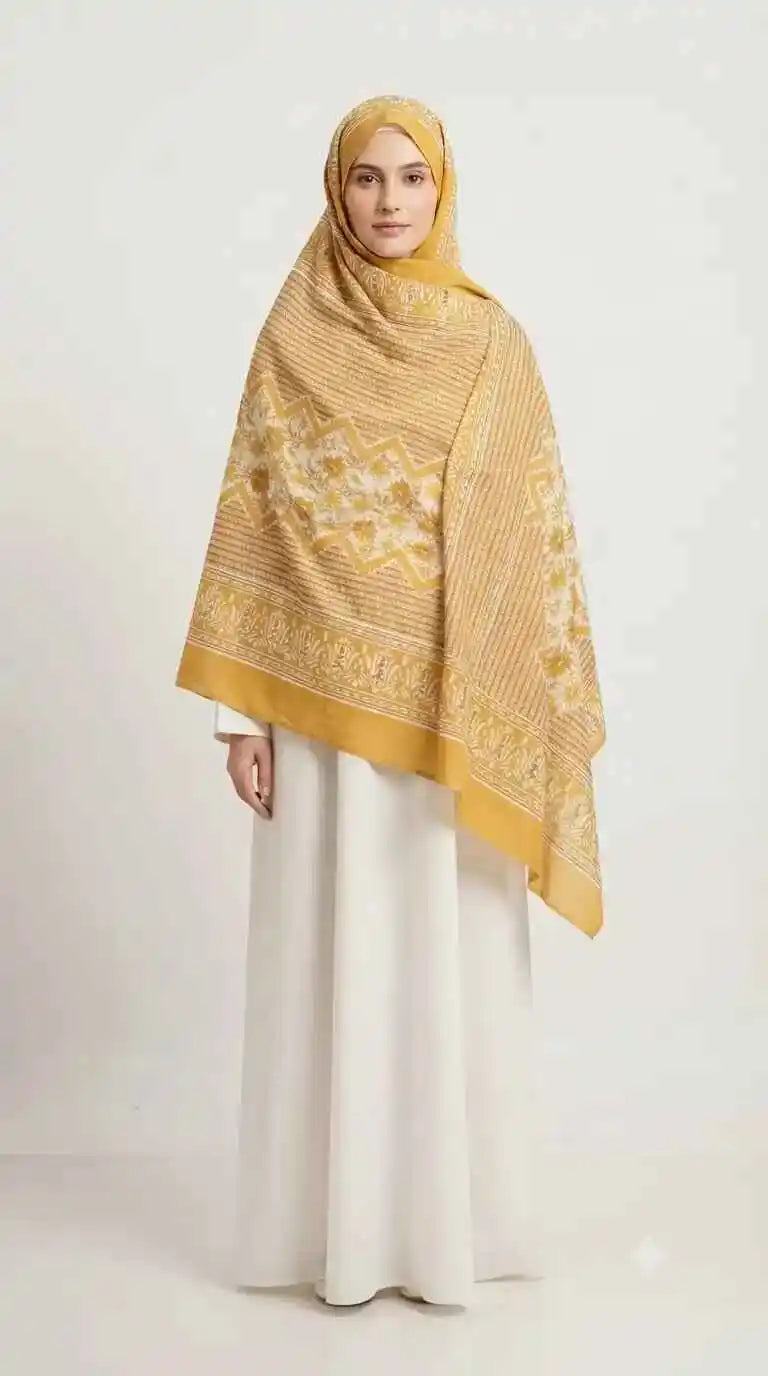 Mal Soft Cotton Namaazi Printed Dupatta by ASC