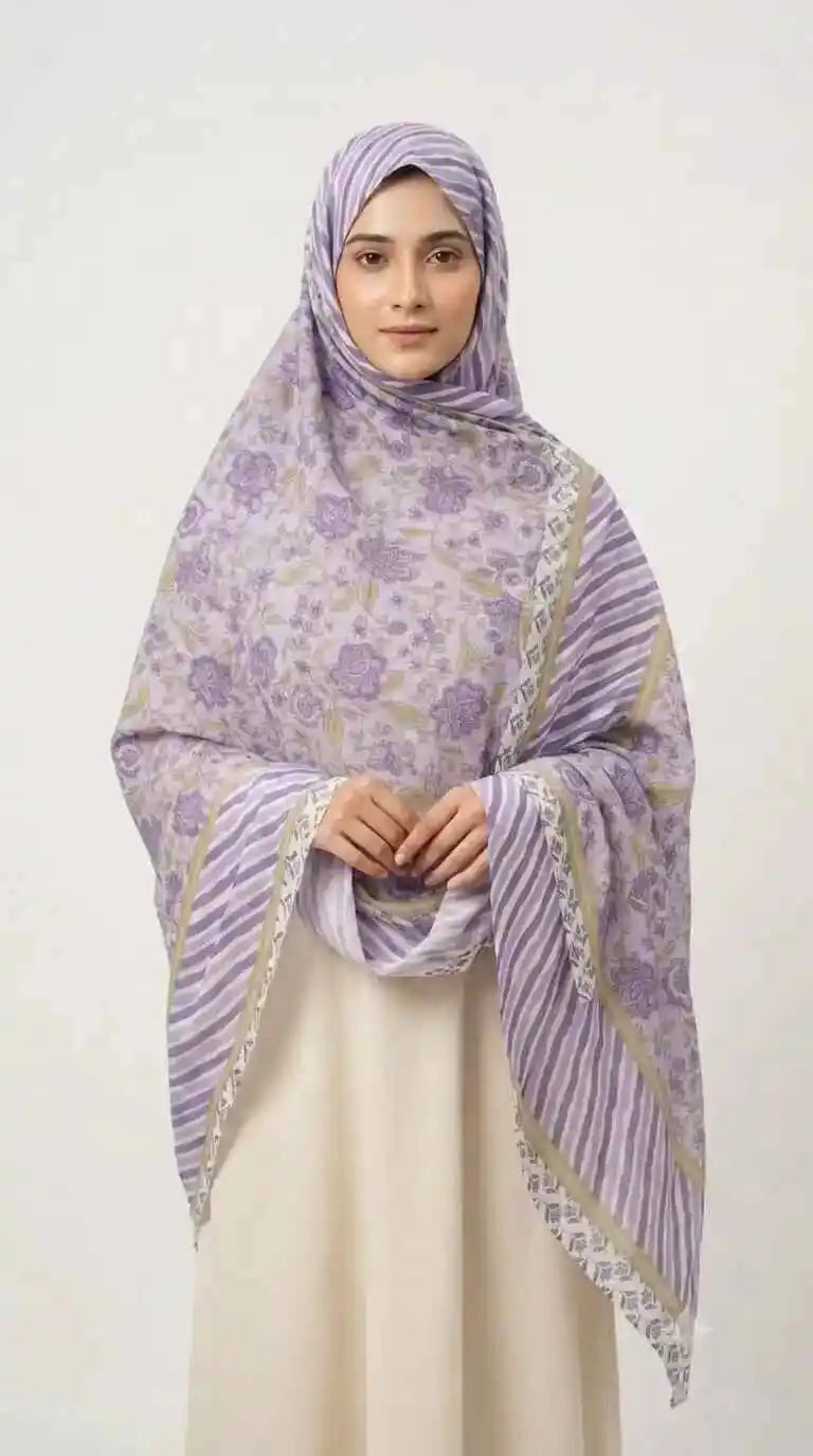 Soft Mal Cotton Namaazi Dupatta by ASC