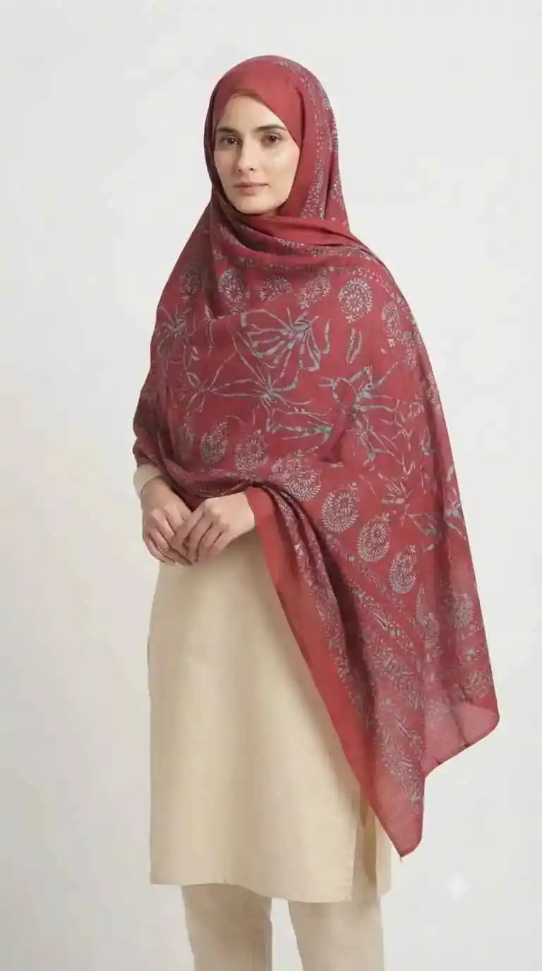 Mal Soft Cotton Daily Wear Namaazi Dupatta by ASC