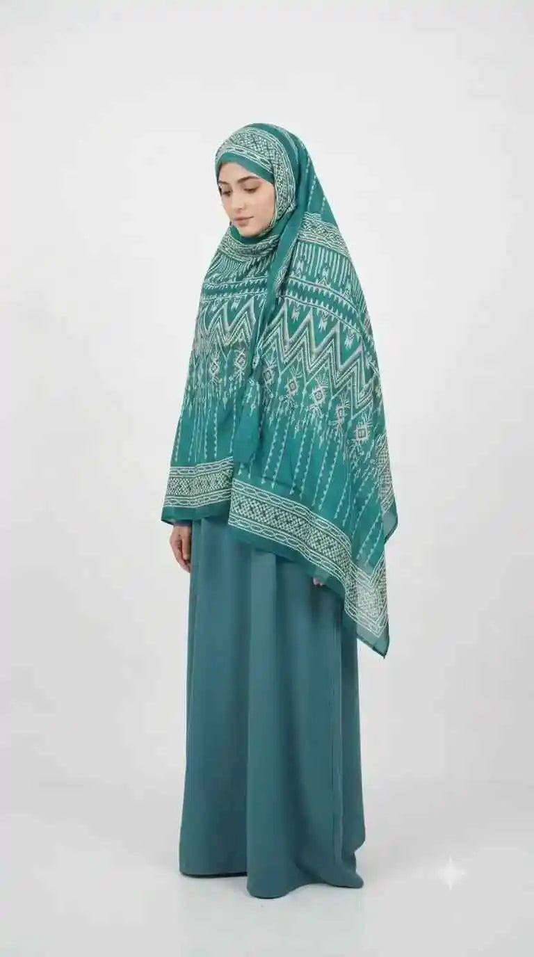 ASC Mal Soft Cotton Namaazi Printed Dupatta