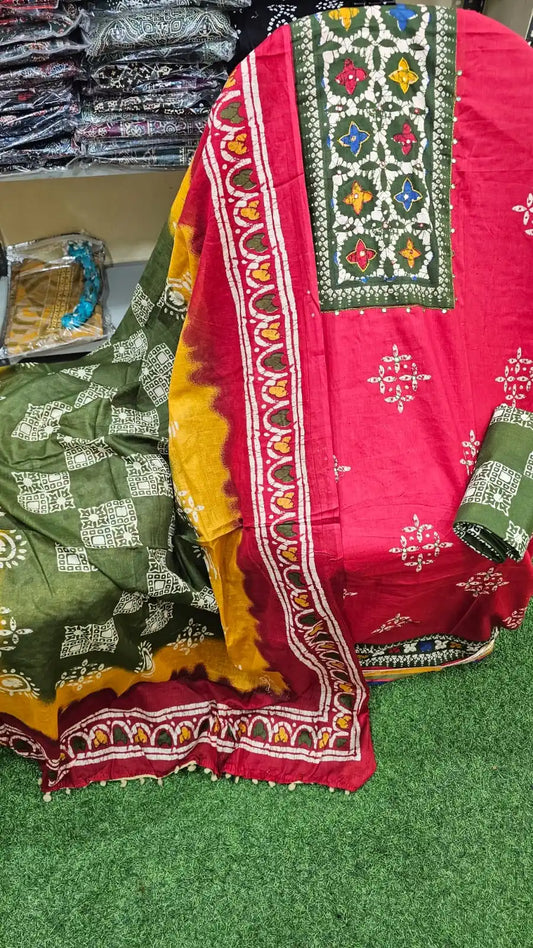 UNSTITCHED MULTI BATIC MATERIAL