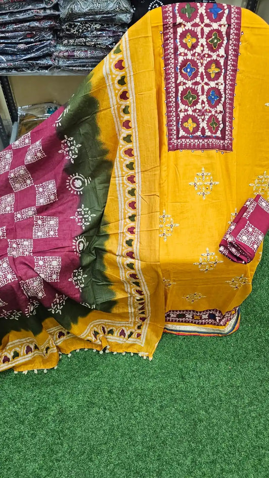 UNSTITCHED MULTI BATIC MATERIAL