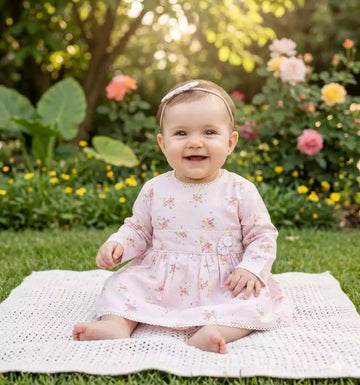Newborn Baby Cotton Frock by ASC