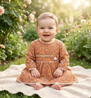 Newborn Baby Charming Cotton Frock by ASC