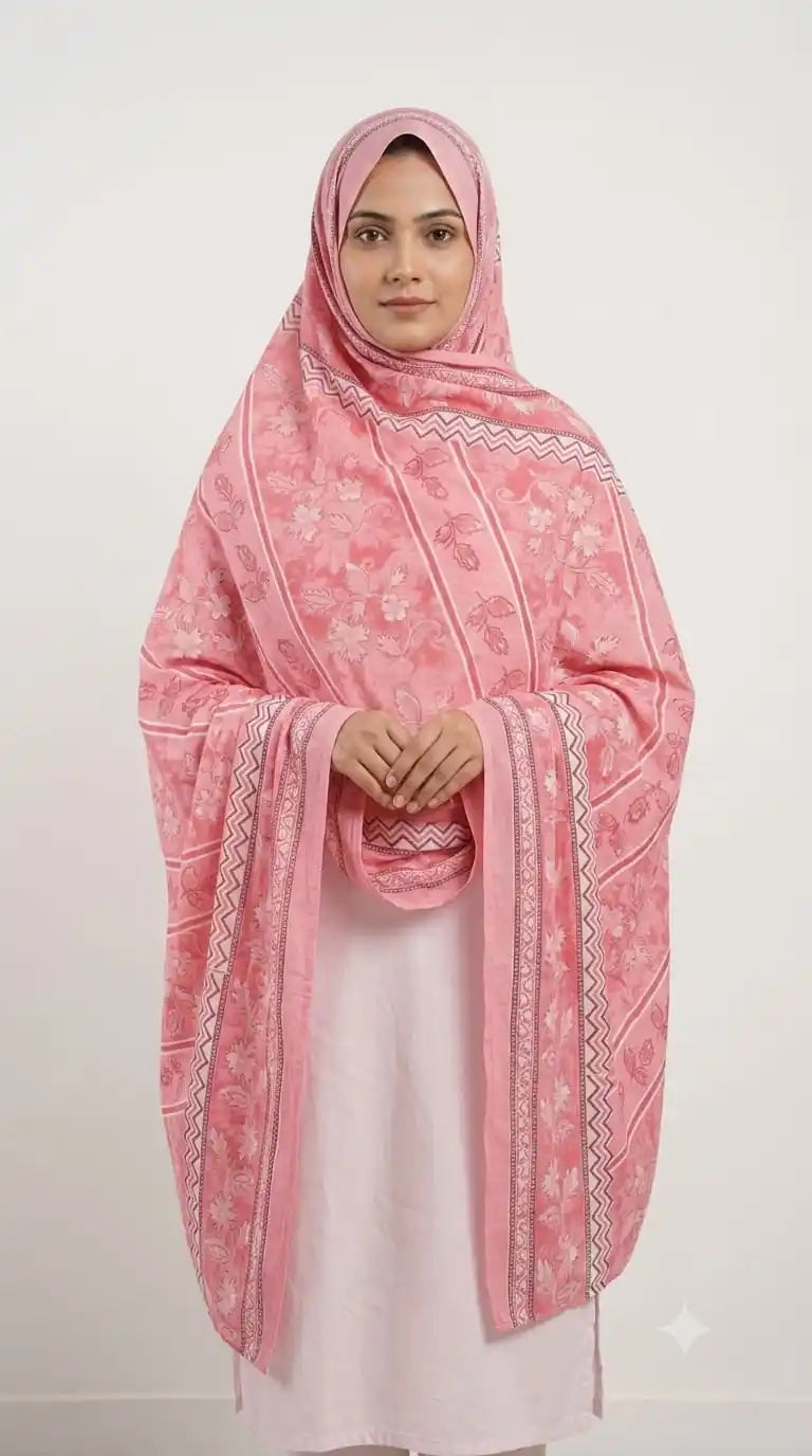 ASC Beautiful Printed Mulmul Soft Cotton Dupatta 2.25 Meter for Women