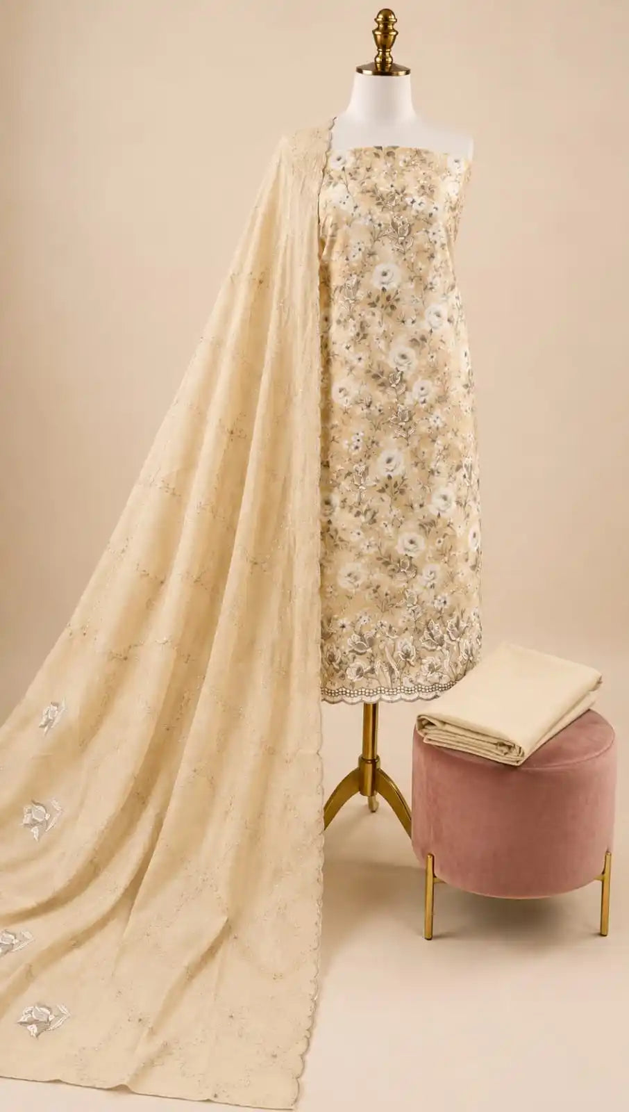 Non Catalogue Designer Cotton Suit By ASC