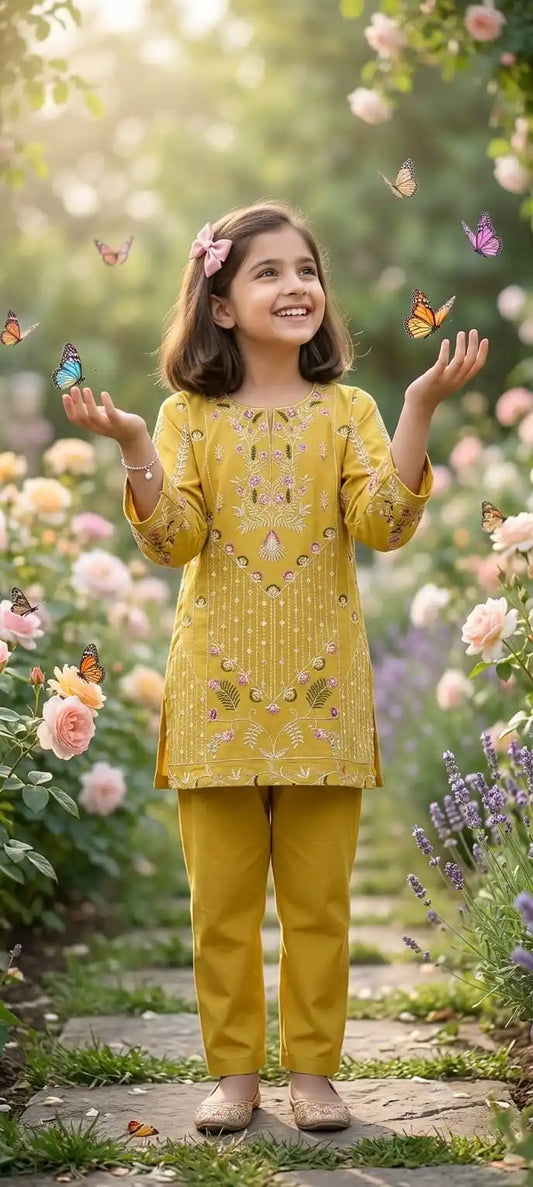 GIRLS PREMIUM RAYON EMBROIDERED COLLECTION ✨