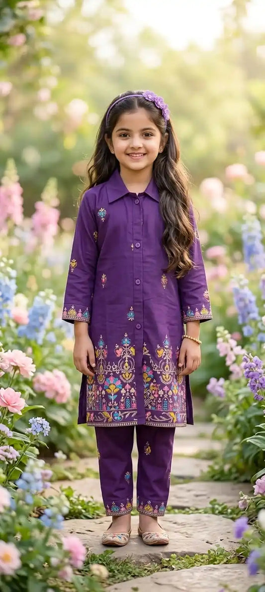 GIRLS PREMIUM RAYON EMBROIDERED COLLECTION ✨