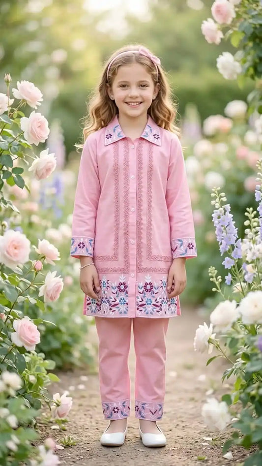GIRLS PREMIUM RAYON EMBROIDERED COLLECTION ✨