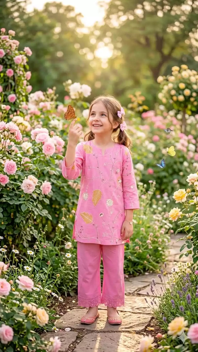GIRLS PREMIUM RAYON EMBROIDERED COLLECTION ✨