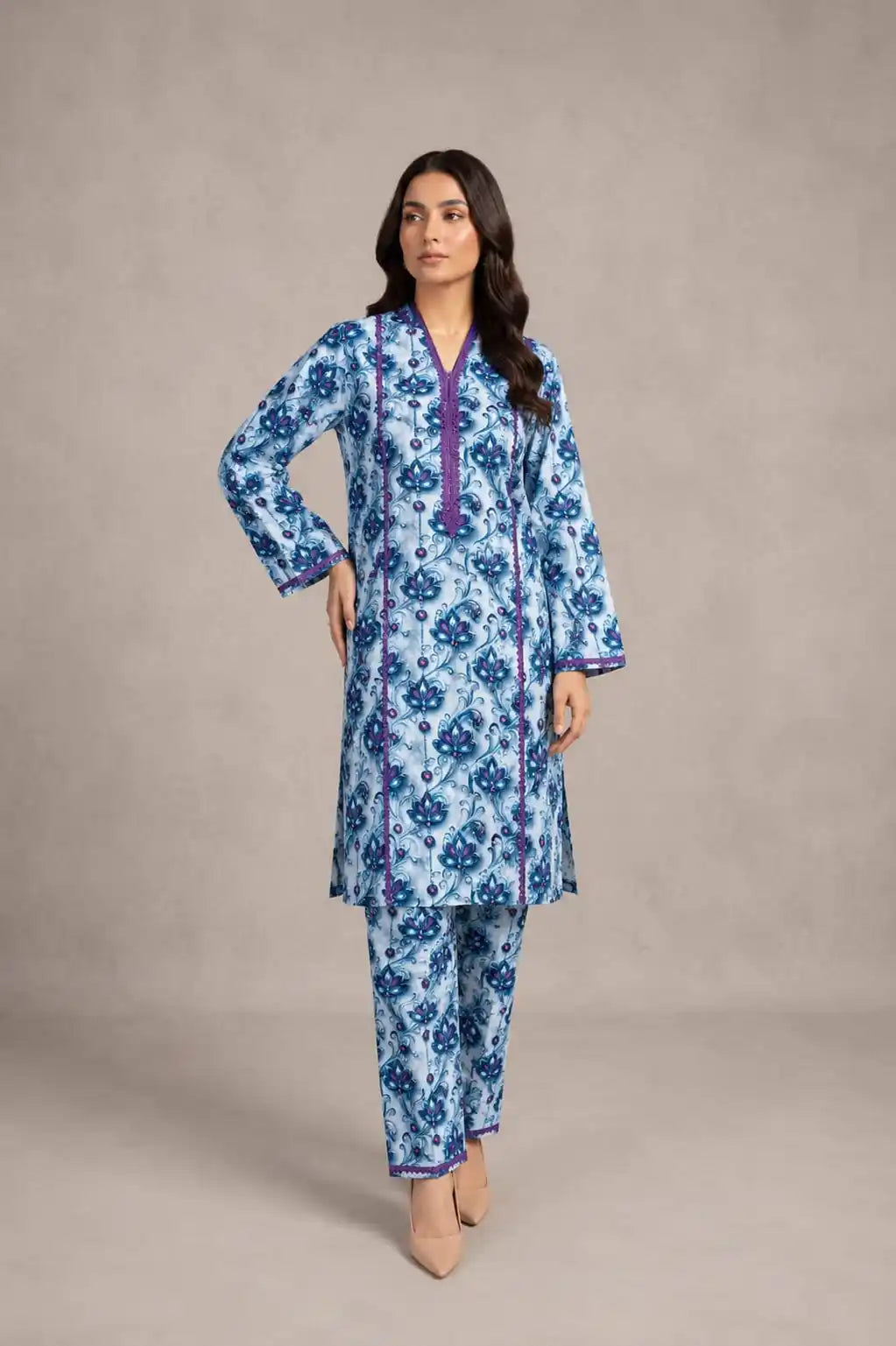 Digital Print Rayon Co-Ord Set By ASC