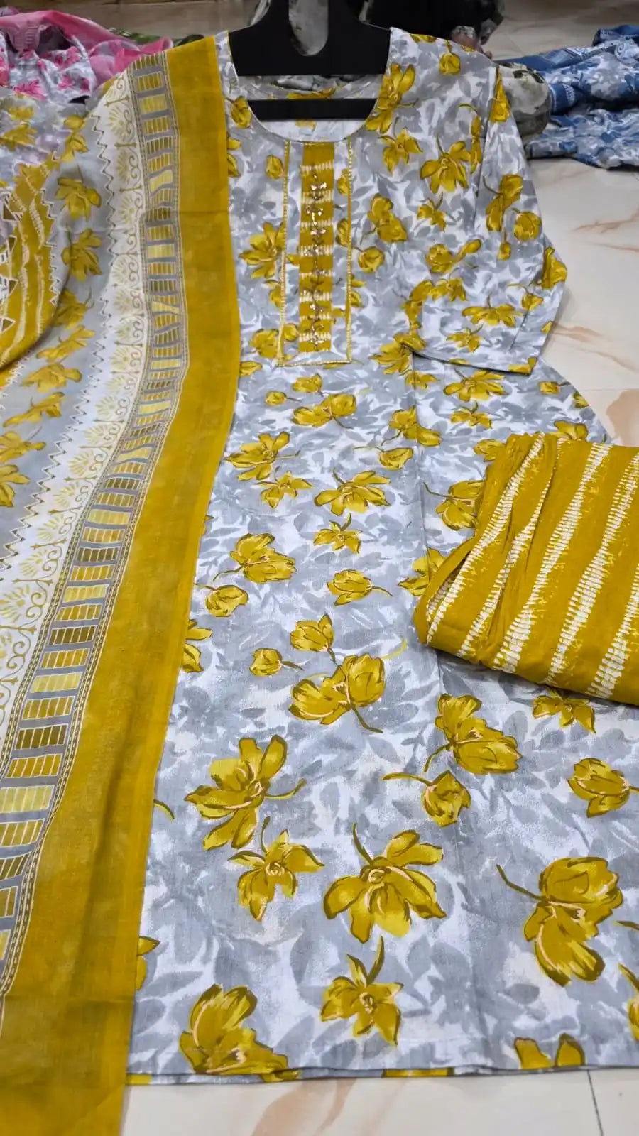 Premium Jaipuri Readymade Soft Cotton Suit With Dupatta Cotton & Cotton Pant