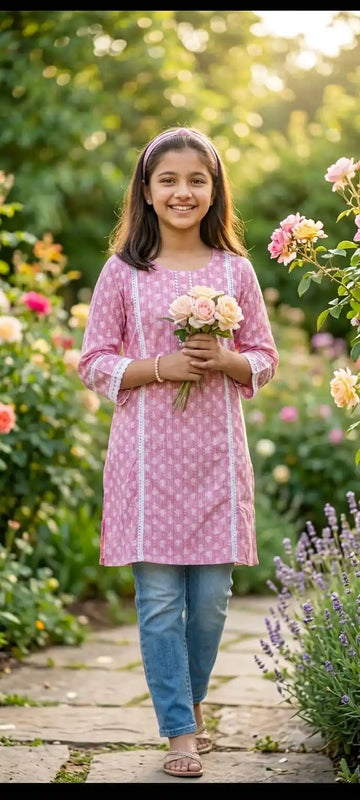 Traditional Cotton Daily Wear Kurti by ASC