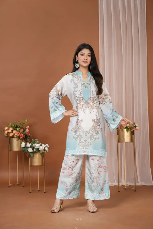 Readymade Turkish Cord Set Without Dupatta