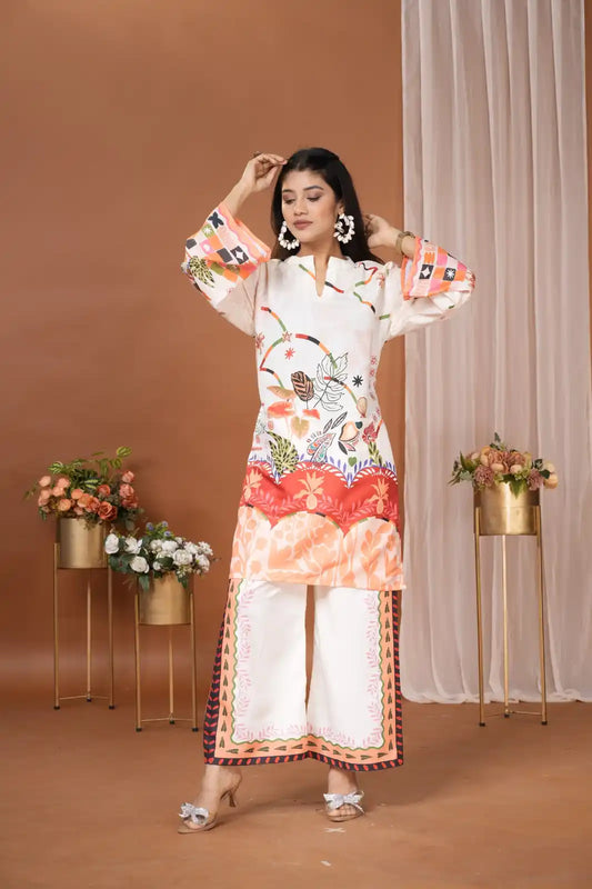 Readymade Turkish Cord Set Without Dupatta