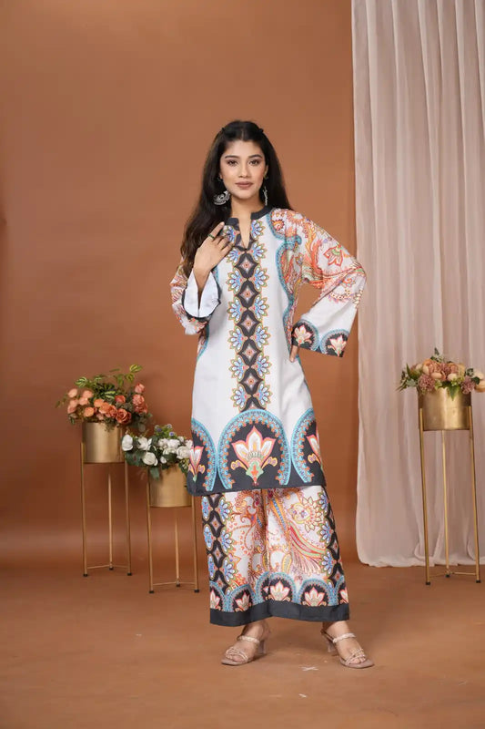 Readymade Turkish Cord Set Without Dupatta