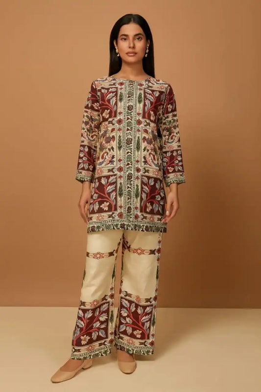 Readymade Turkish Cord Set Without Dupatta