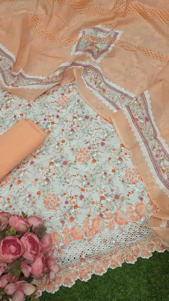 Premium Quality Mal Cotton Designer Suits Material