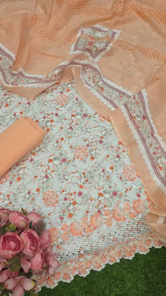 Premium Quality Mal Cotton Designer Suits Material