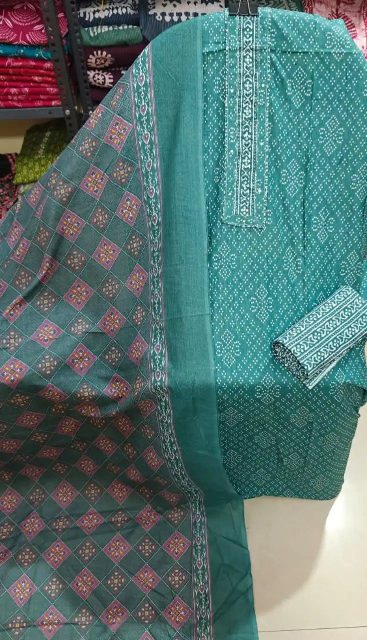 Royal Teal Sequin Dress Material showcasing intricate patterns and vibrant colors at ASC Fashion Store.