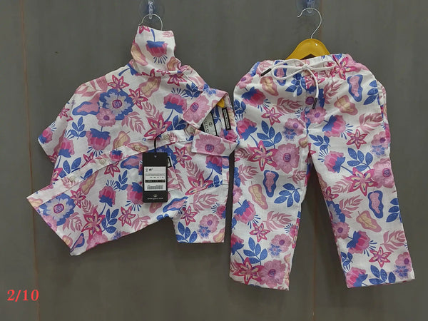 Boys Rayon Cotton Digital Print Cord Set Shirt & Full Pant