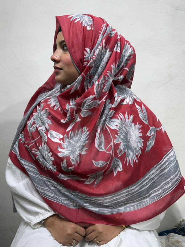Mal Cotton Print Namaazi Dupatta