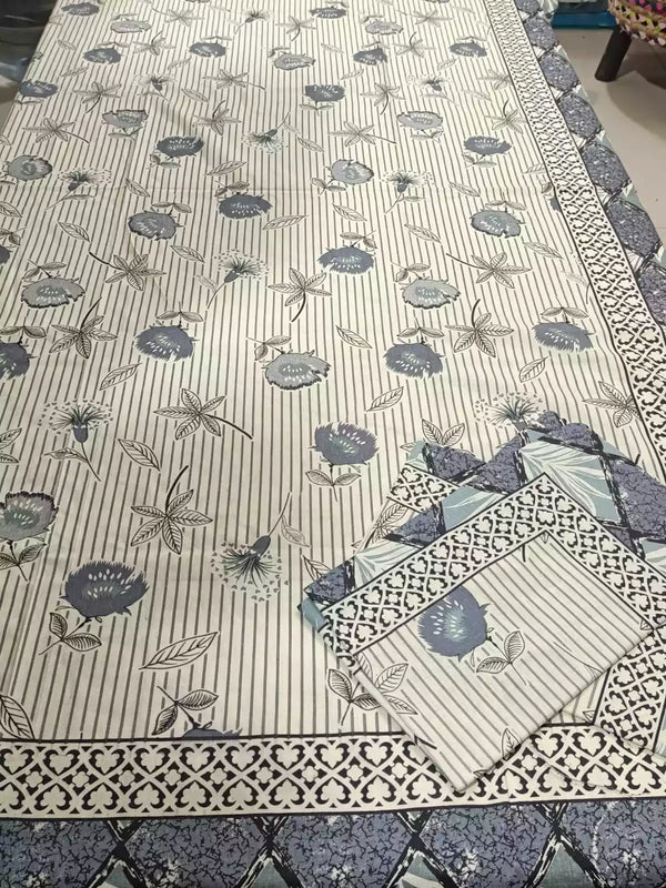 SINGLE BEDSHEETS WITH 2 PILLOW COVERS