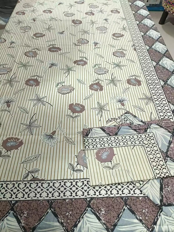 SINGLE BEDSHEETS WITH 2 PILLOW COVERS
